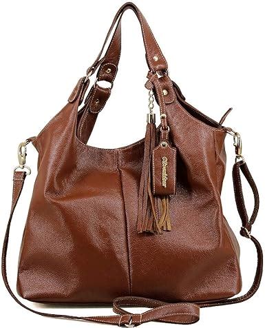 Amazon.com : Bolsas de couro femininas com desconto.